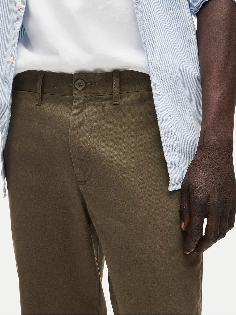 J. Crew 770M Straight-fit stretch chino pant in Catskill Green 34 NWD $98 AR886